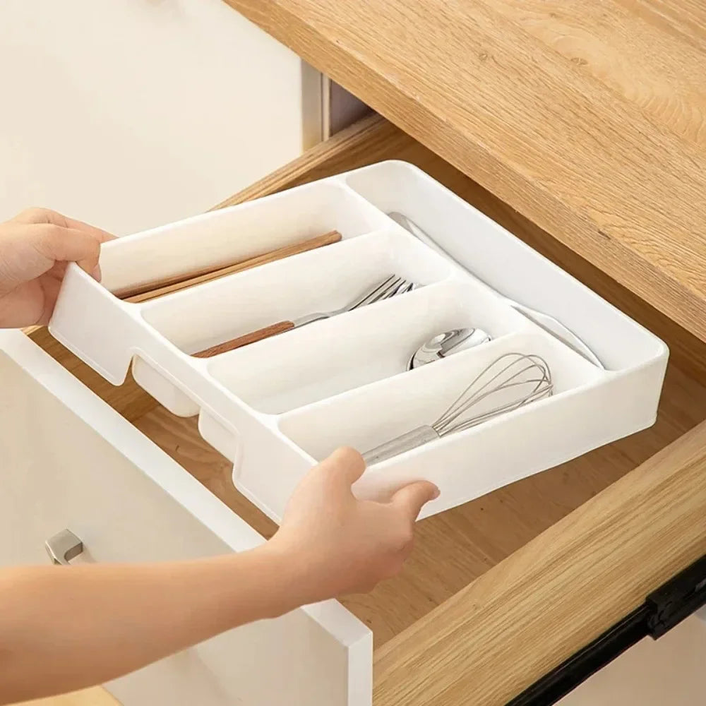 Organisateurs de couverts extensible pour tiroir