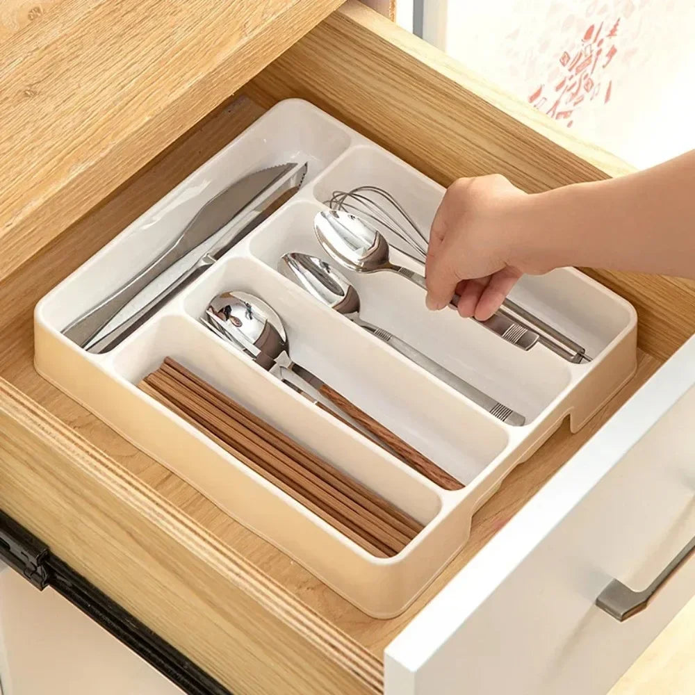 Organisateurs de couverts extensible pour tiroir