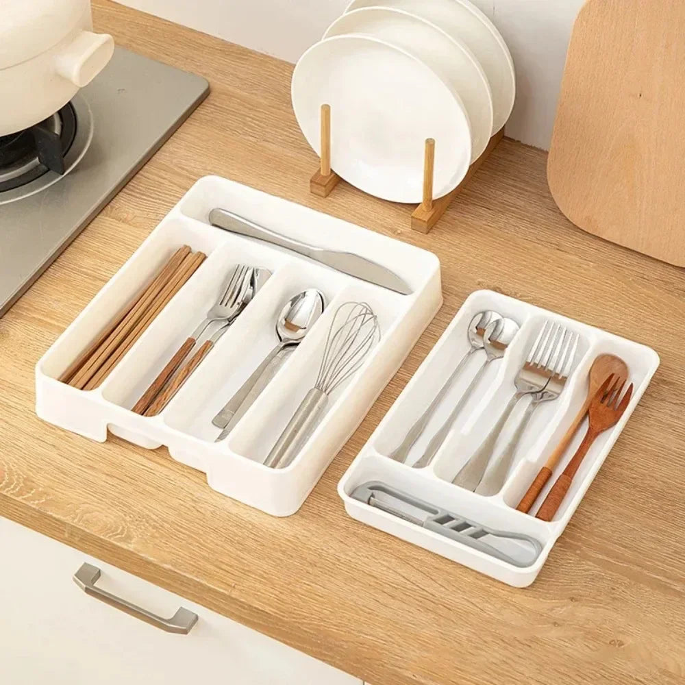 Organisateurs de couverts extensible pour tiroir